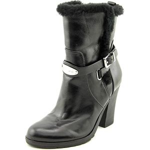 Michael Kors Leather Ankle Boots